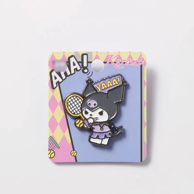Sanrio Sport Days Character Badges (Hello Kitty | Kuromi | Pochacco | Cinnamoroll)