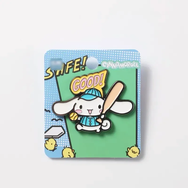 Sanrio Sport Days Character Badges (Hello Kitty | Kuromi | Pochacco | Cinnamoroll)