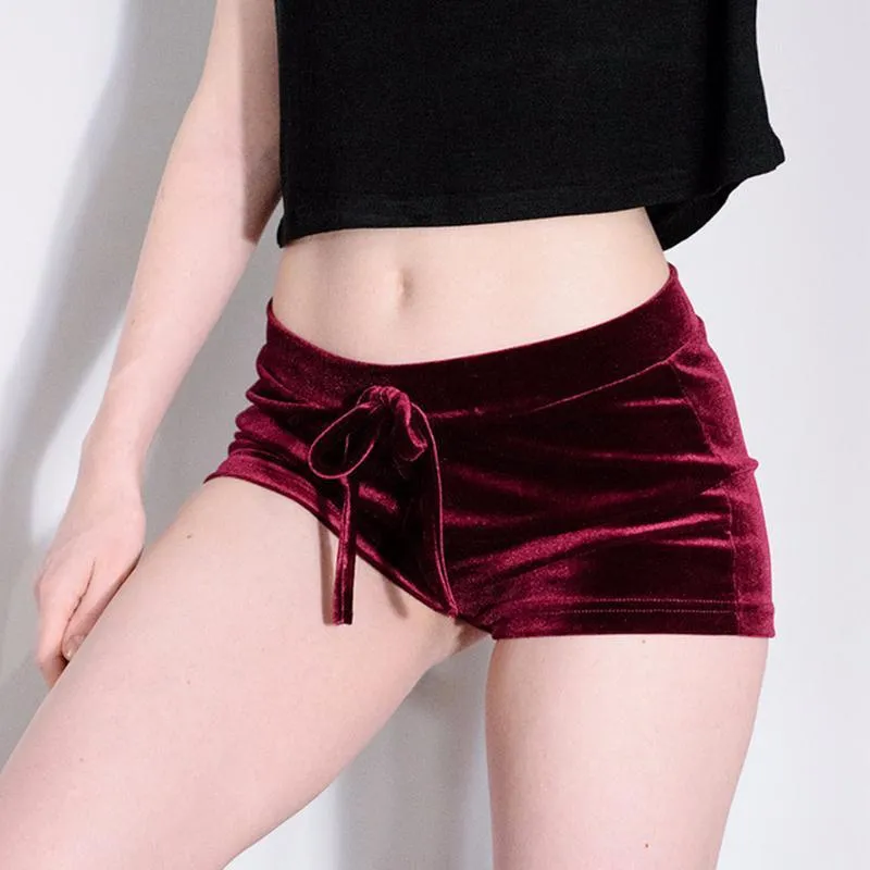 Satin Velvet Shorts