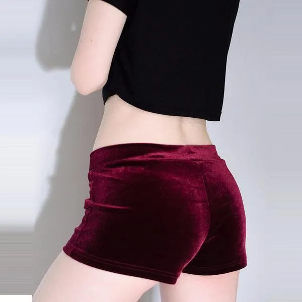 Satin Velvet Shorts
