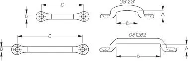 SEADOG 081261-1 TIE DOWN EYE STRAP 1.25"