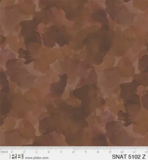 Serene Nature by P & B Textiles WATERCOLOR BLENDER/BROWN