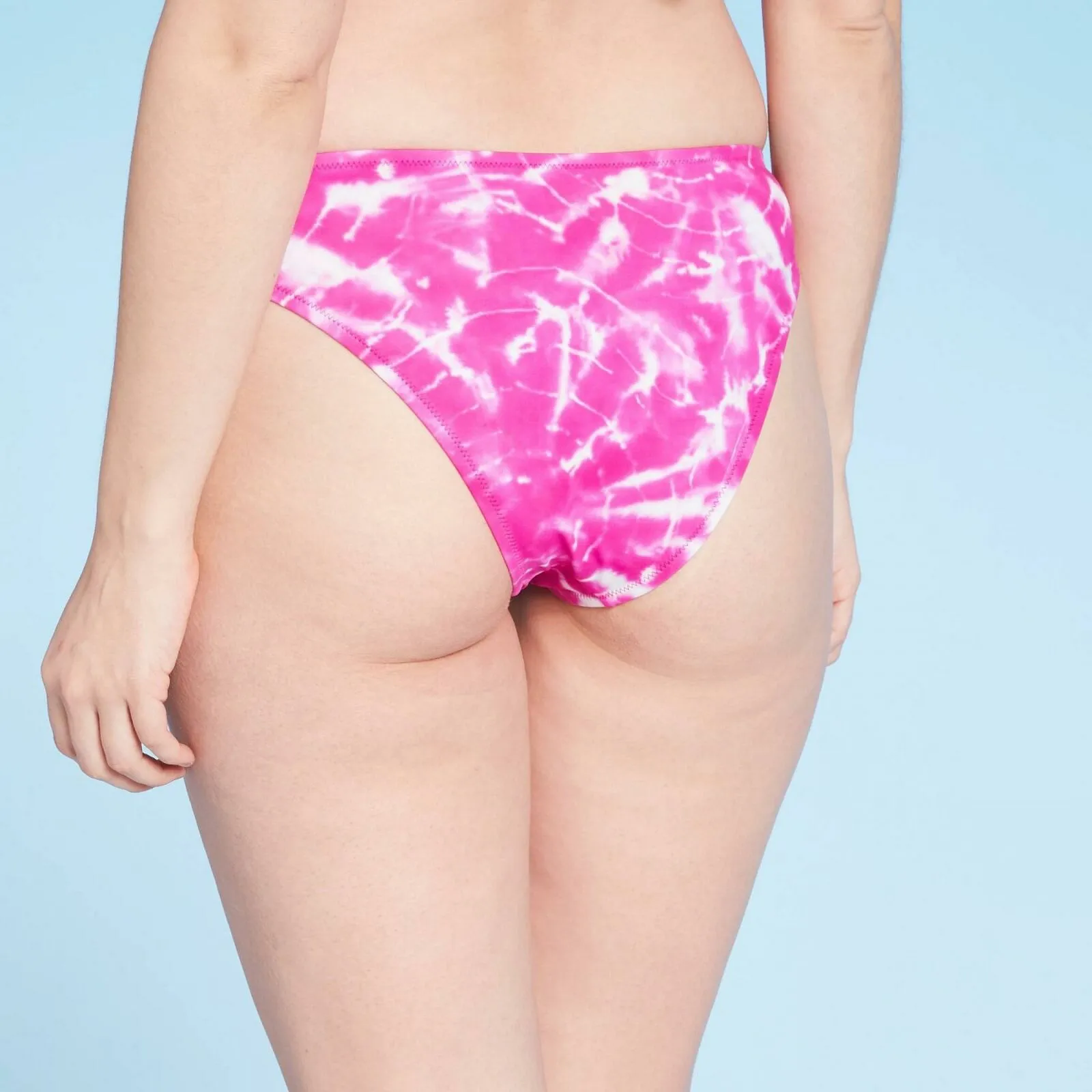 Shade & Shore Women's High Leg Extra Cheeky Bikini Swim Bottom