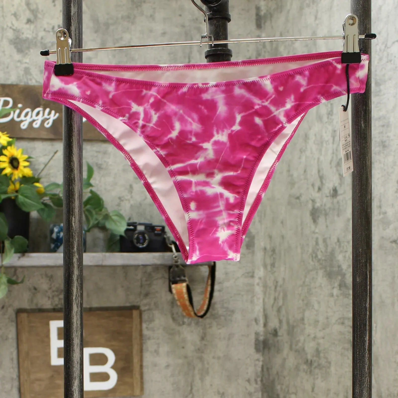 Shade & Shore Women's High Leg Extra Cheeky Bikini Swim Bottom