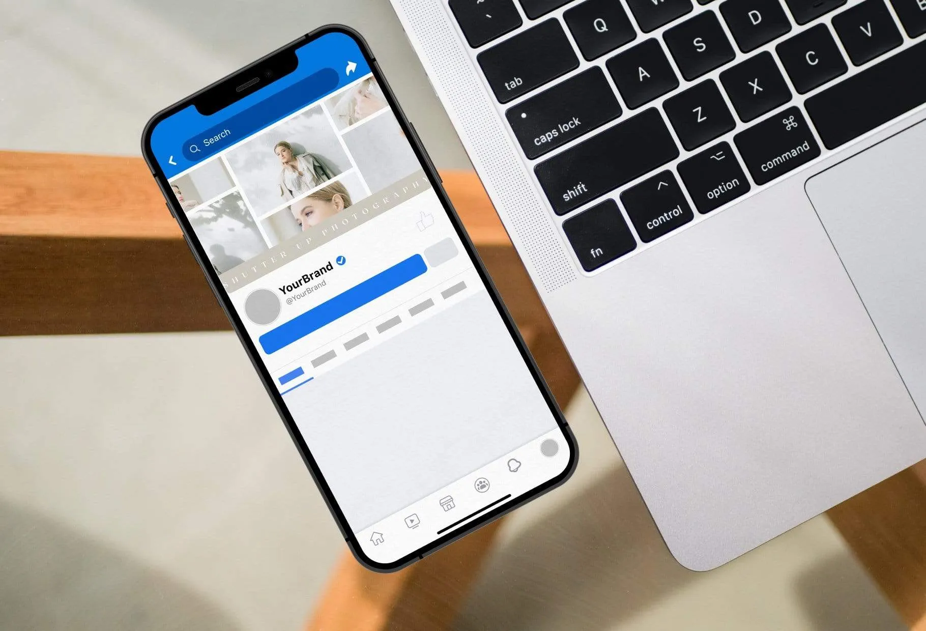 Shutter Up Facebook Cover for Photographers Editable Canva Template