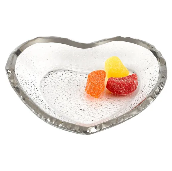 Silveredge Heart Plate 7.5"