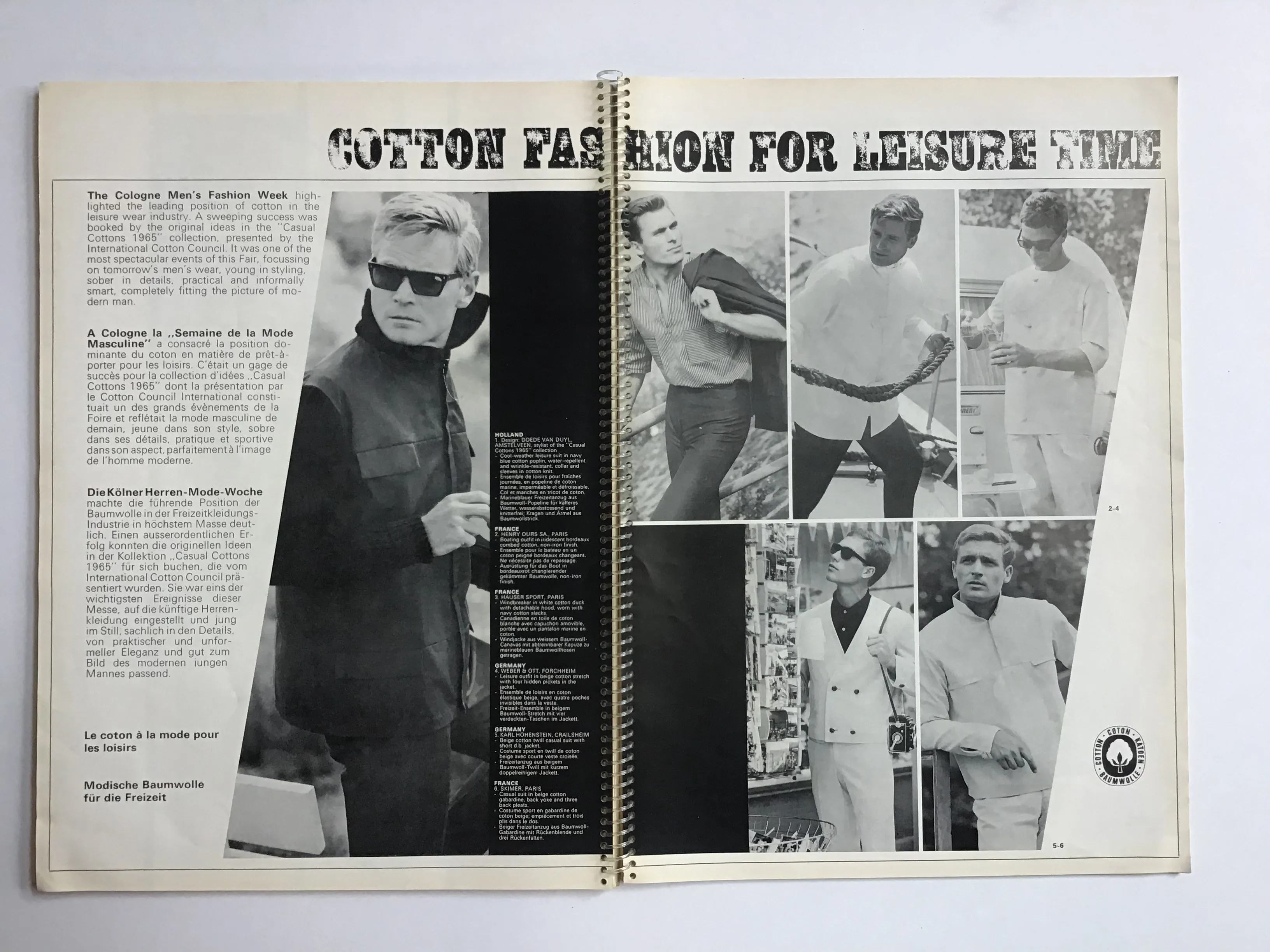 Sir : Men's international Fashion Journal 1964 no. 4 Winter