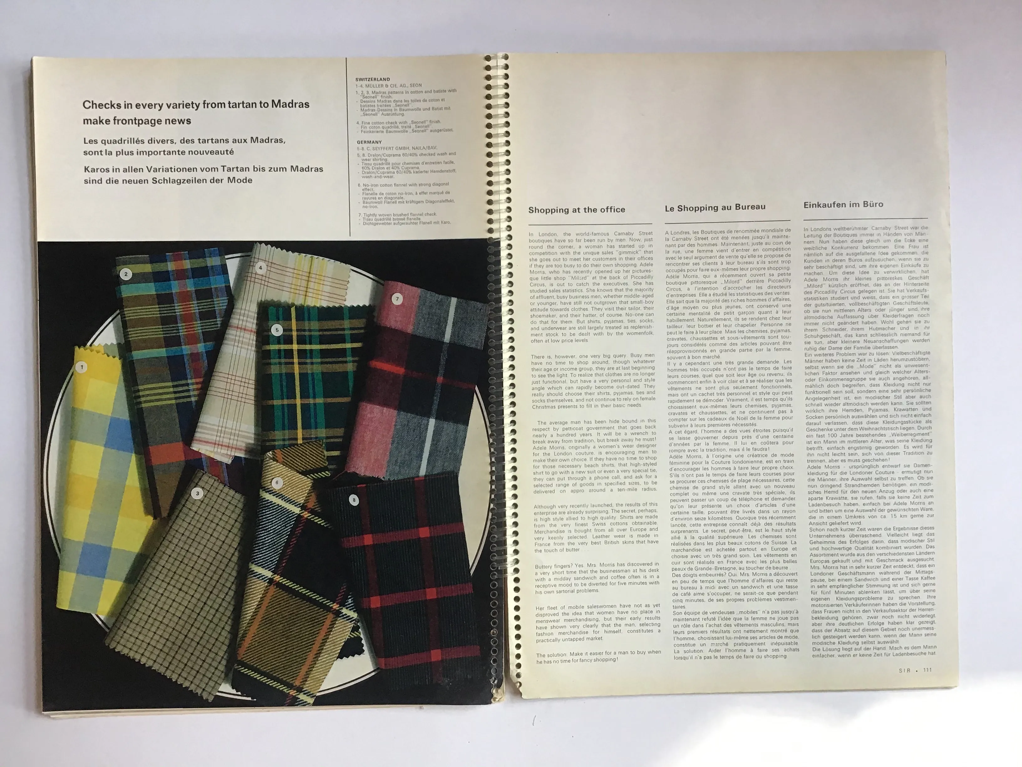 Sir : Men's international Fashion Journal 1965 no. 4