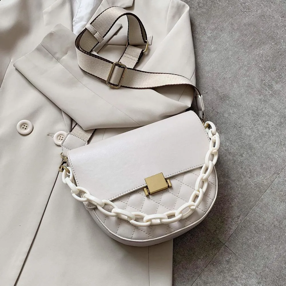 Small PU Leather Crossbody Bags For Women 2020 Saddle Bag Shoulder Handbags Female Travel Lady Fashion Crossbody Bag