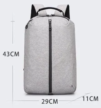 Smart Waterproof Grey Sports Backpack