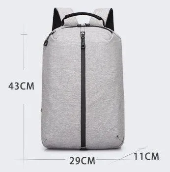 Smart Waterproof Grey Sports Backpack
