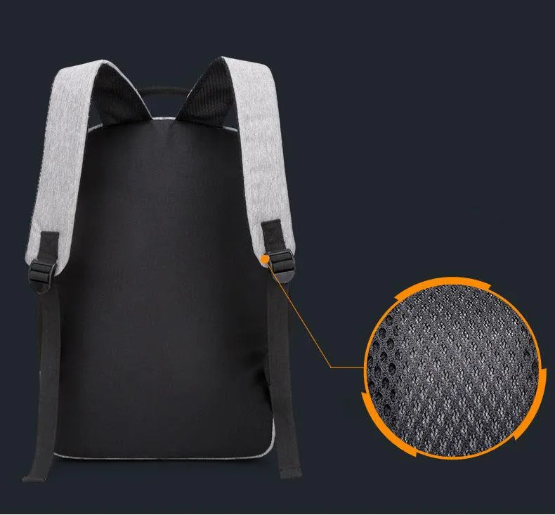 Smart Waterproof Grey Sports Backpack