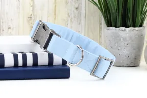 Solid Light Blue Dog Collar