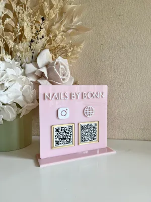 Square 2 QR   Business Name Sign