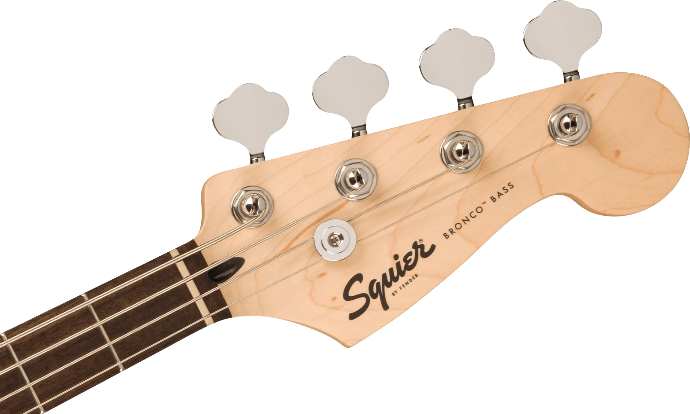Squier Sonic Bronco Bass, Laurel Fingerboard, White Pickguard, Black