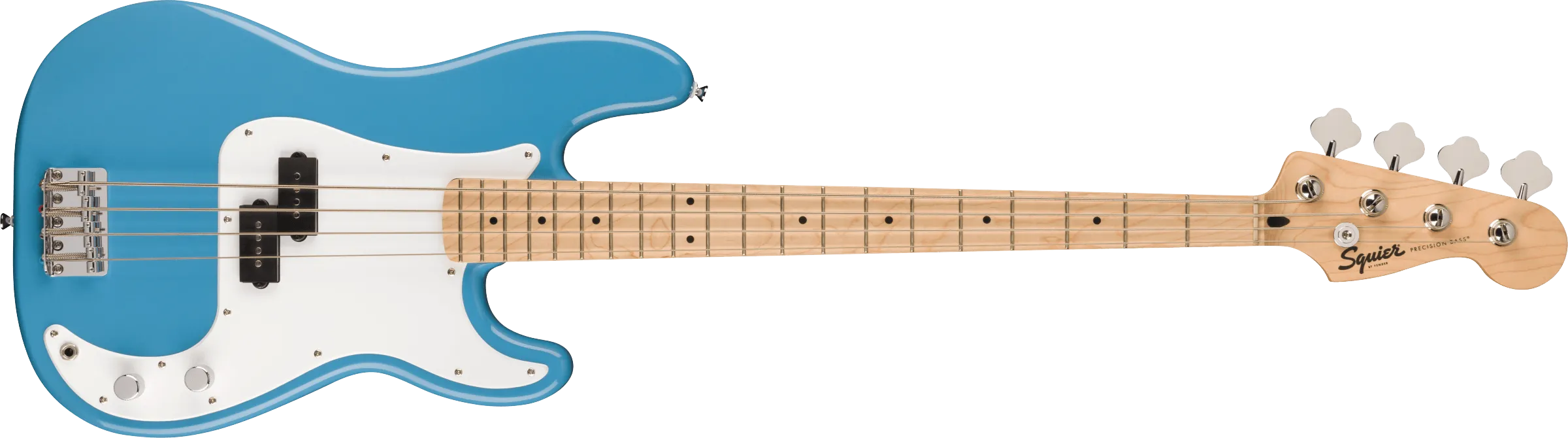 Squier Sonic™ Precision Bass®, Maple Fingerboard, White Pickguard, California Blue