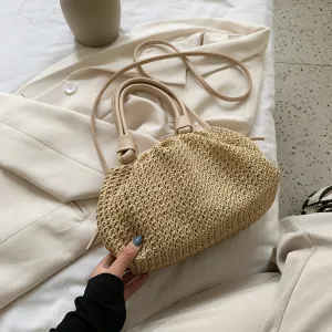 Summer Weave Cloud Bags For Women 2020 Fashion Small Tote Bag Lady Crossbody Shoulder Handbags Lady Beach Cross Body Bags
