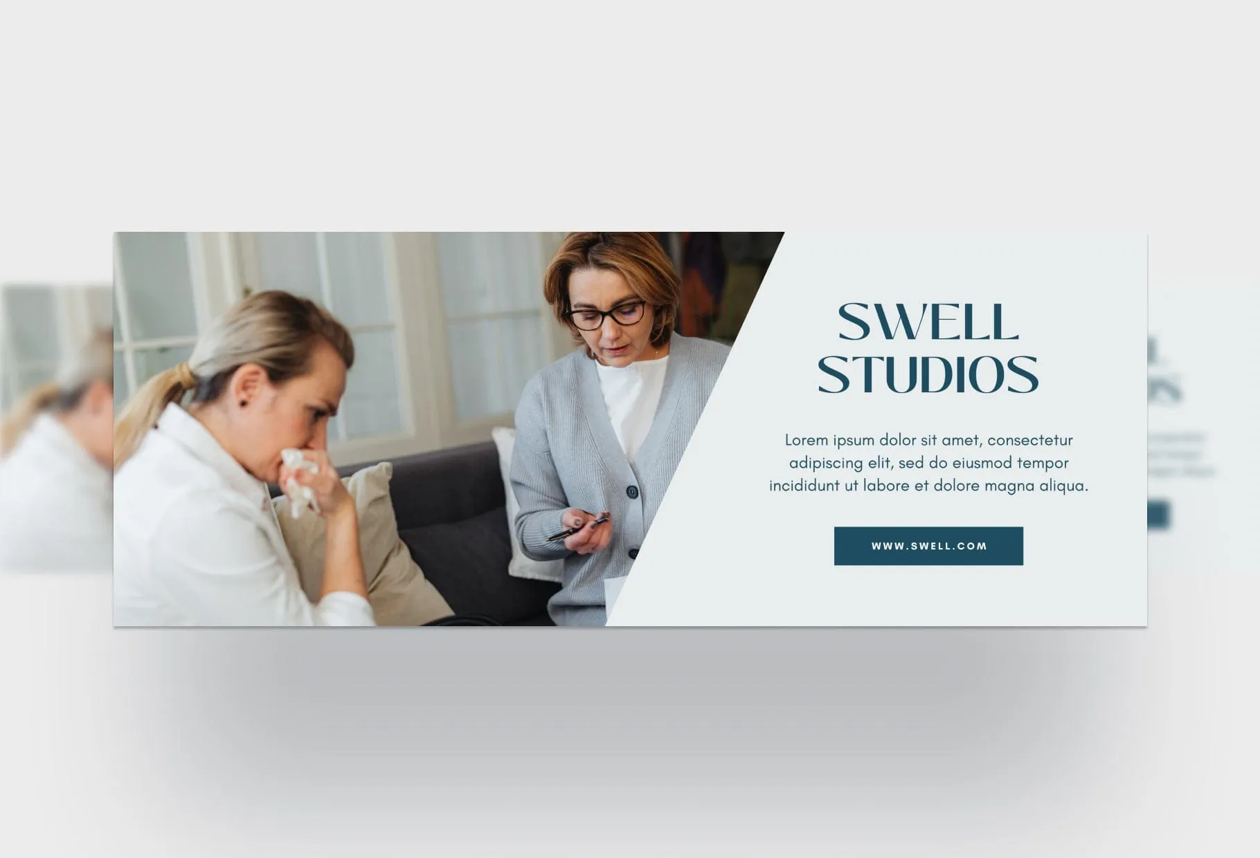 Swell Studios Facebook Cover for Photographers Editable Canva Template