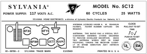 SYLVANIA-5C12