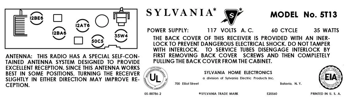SYLVANIA-5T13