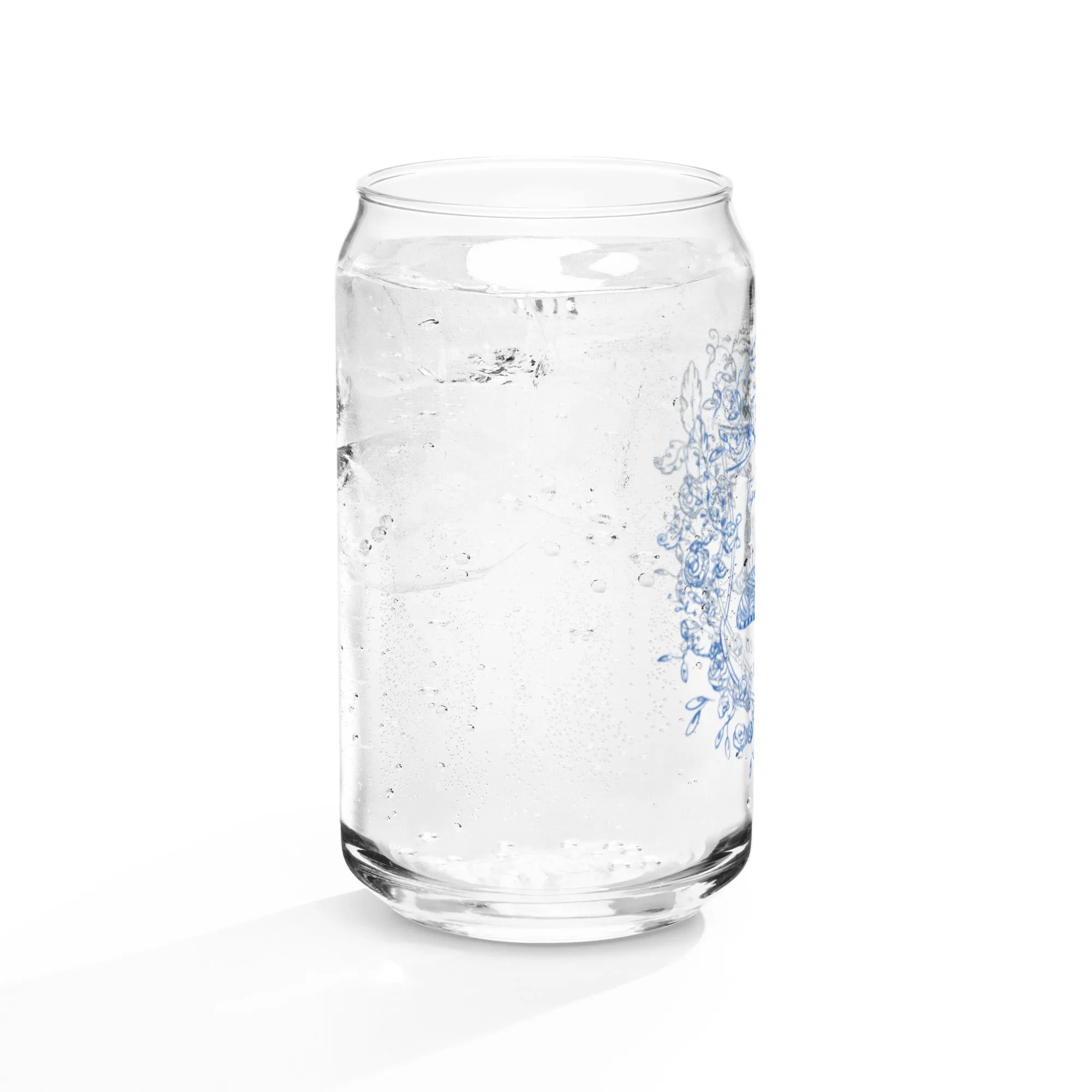 Tiger Crest Glass Tumbler