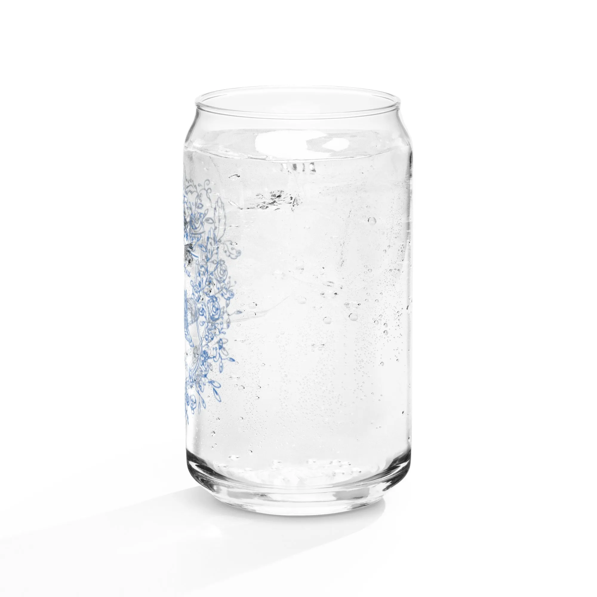 Tiger Crest Glass Tumbler