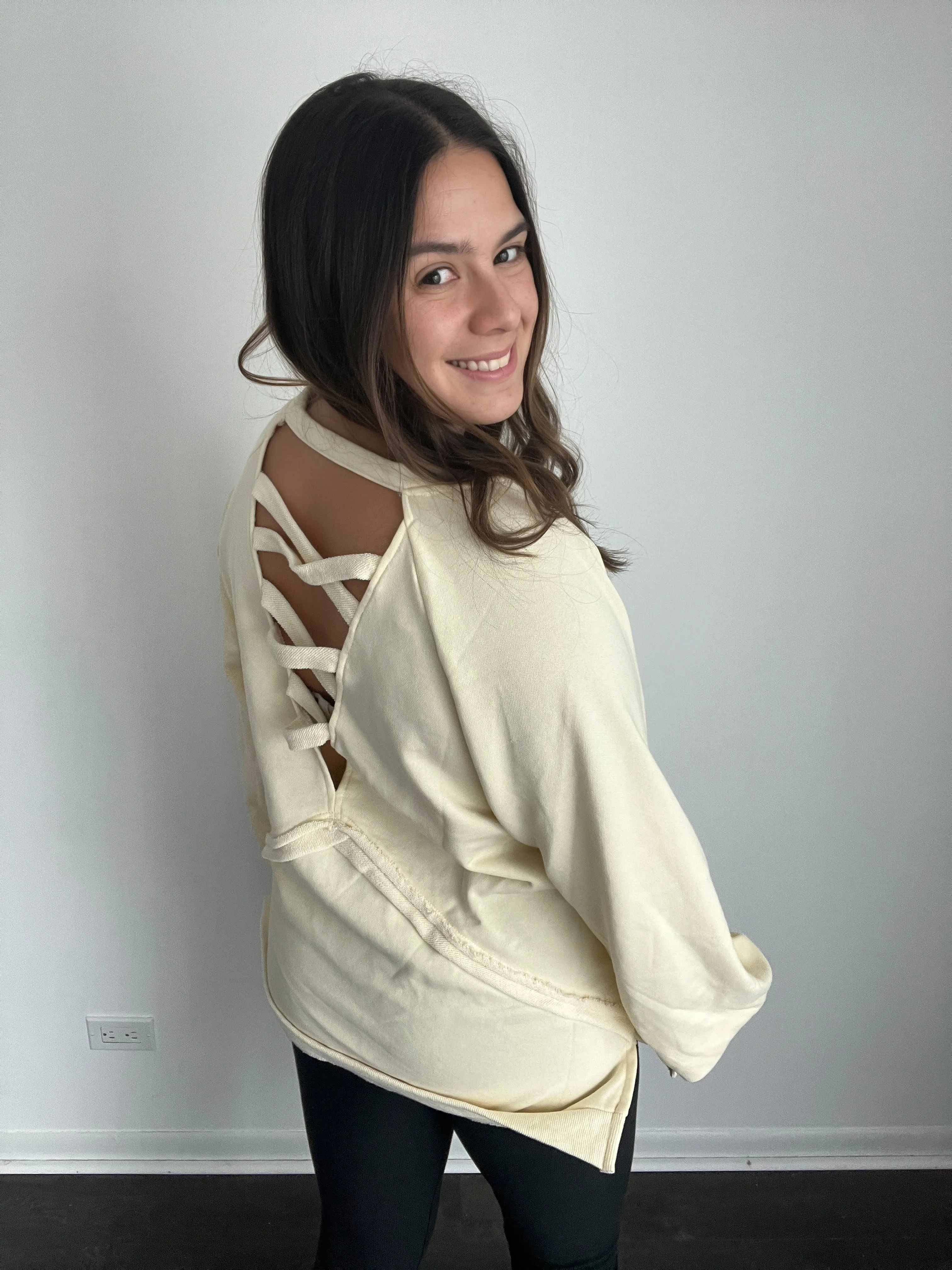 Timeless Criss Cross Sweater