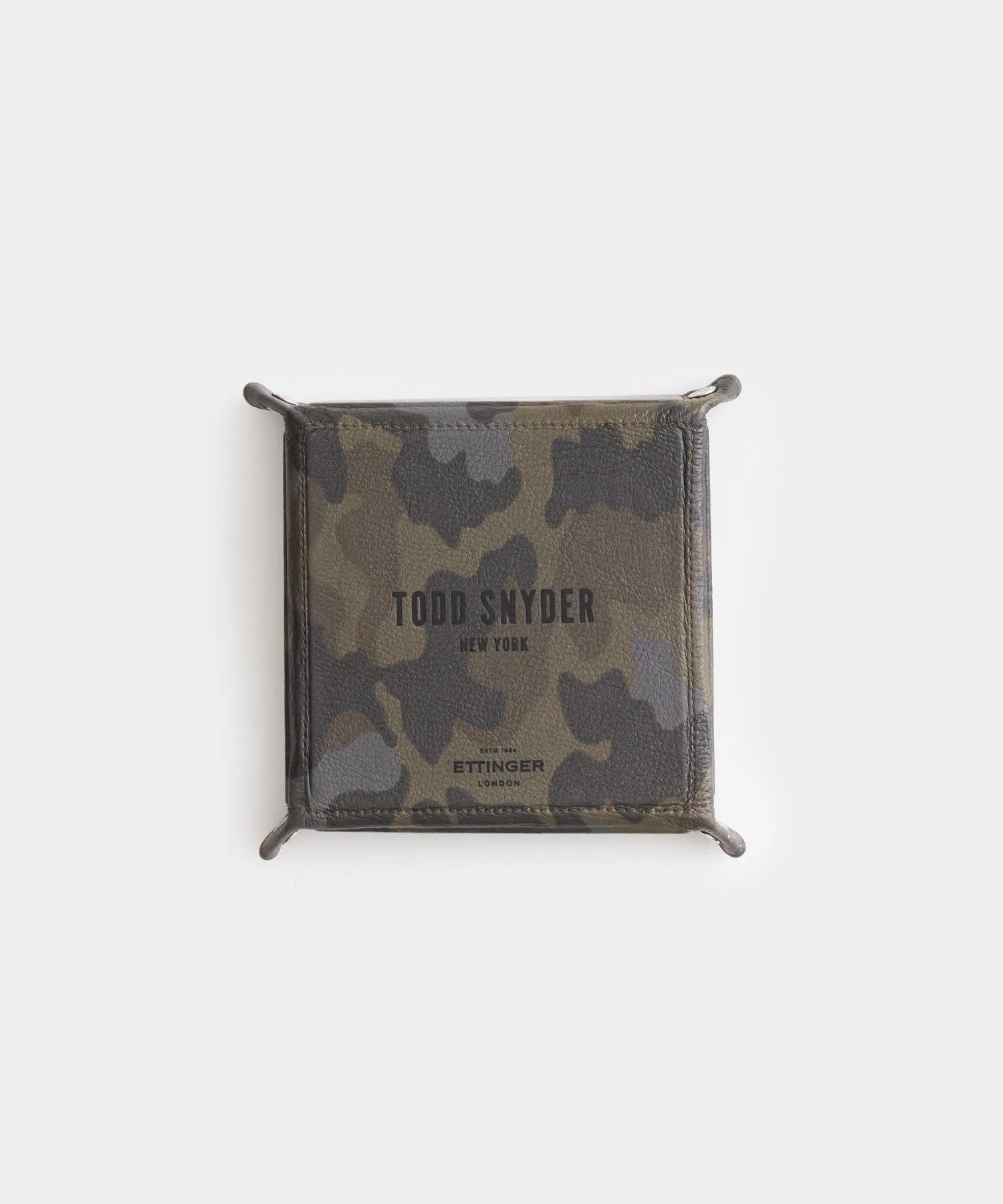 Todd Snyder x Ettinger Camo Travel Tray