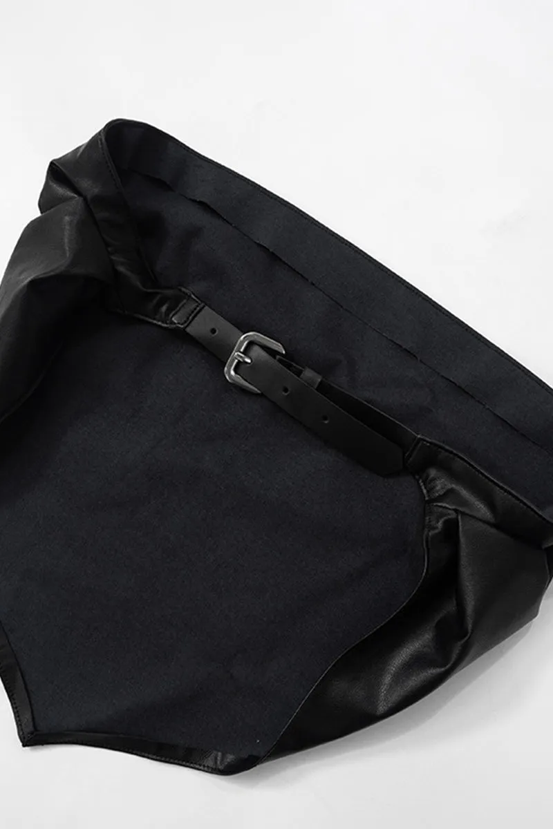 TS3320 Vegan Leather Tube Top
