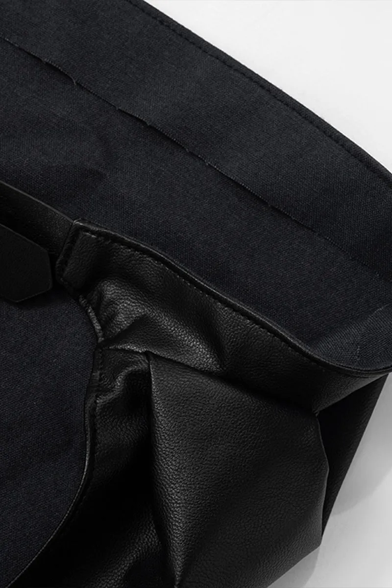 TS3320 Vegan Leather Tube Top