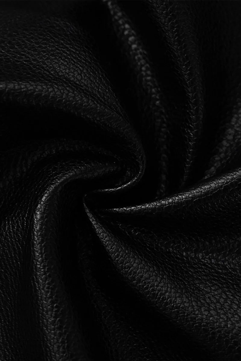 TS3320 Vegan Leather Tube Top