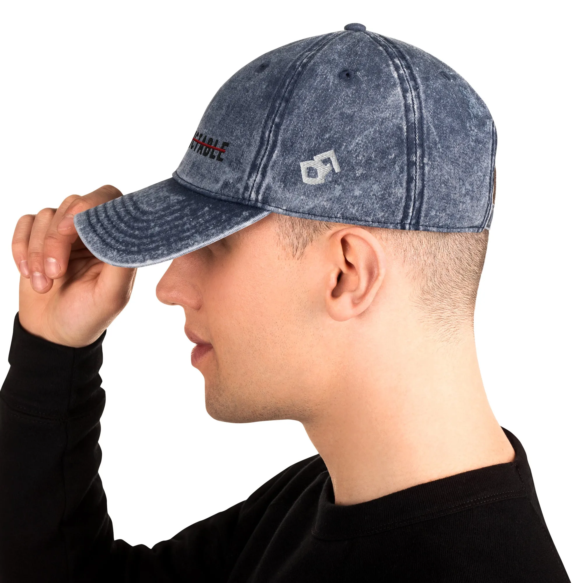 Unpredictable - Vintage Denim Cap
