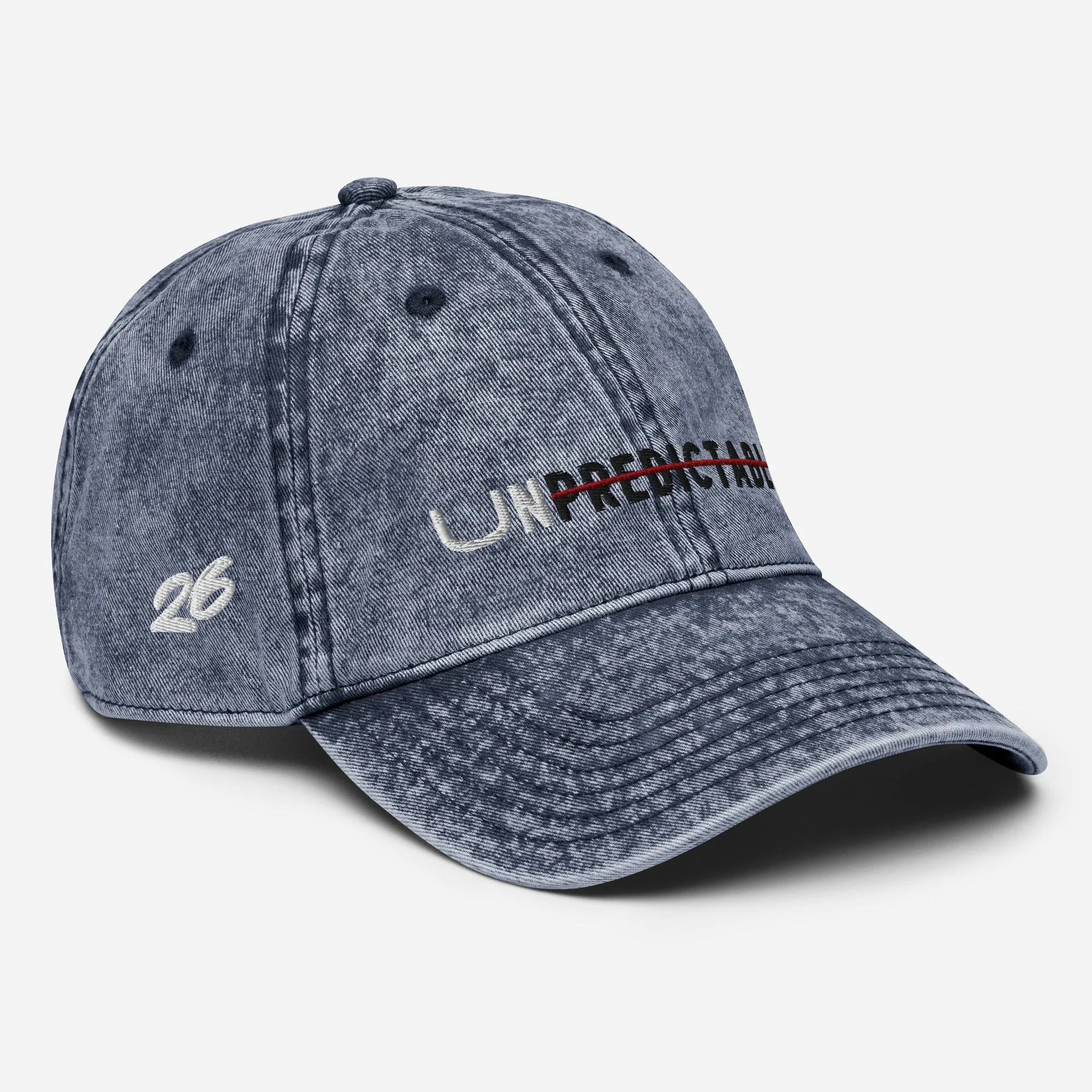 Unpredictable - Vintage Denim Cap