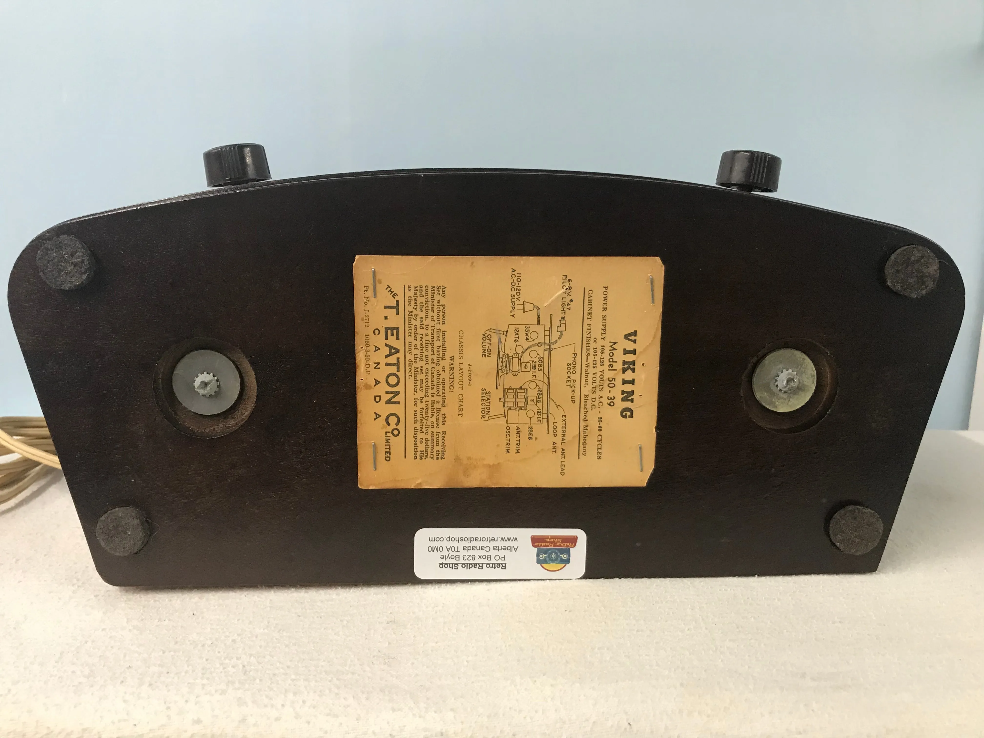 Viking Tube Radio With Bluetooth input.