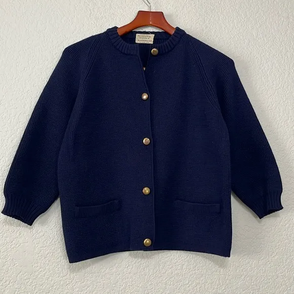 Vintage 60s Marchesa Di Grésy Wool Cardigan Sweater