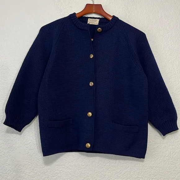 Vintage 60s Marchesa Di Grésy Wool Cardigan Sweater