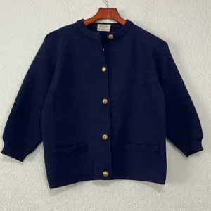 Vintage 60s Marchesa Di Grésy Wool Cardigan Sweater