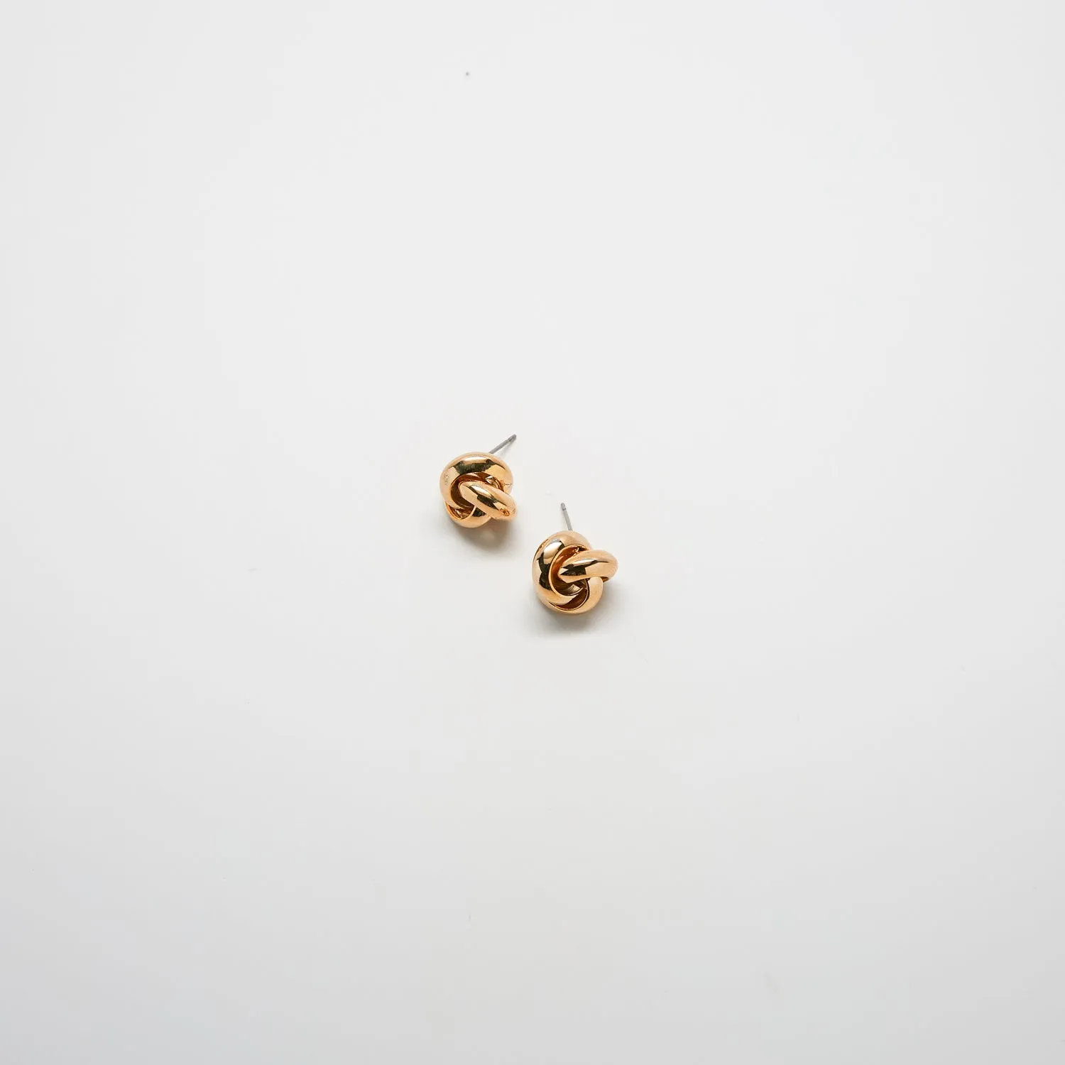 Vintage Gold Knot Earrings