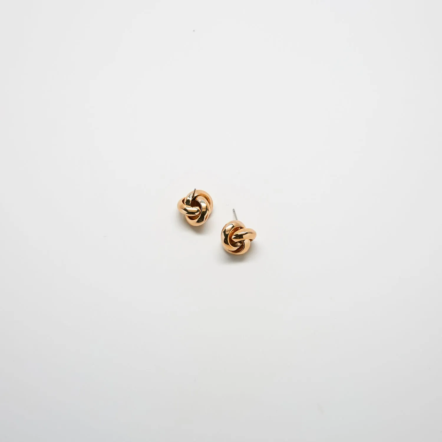 Vintage Gold Knot Earrings