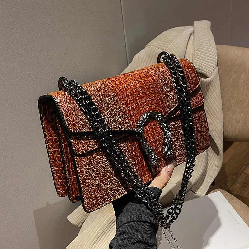 Vintage Hard Leather Crossbody Bags