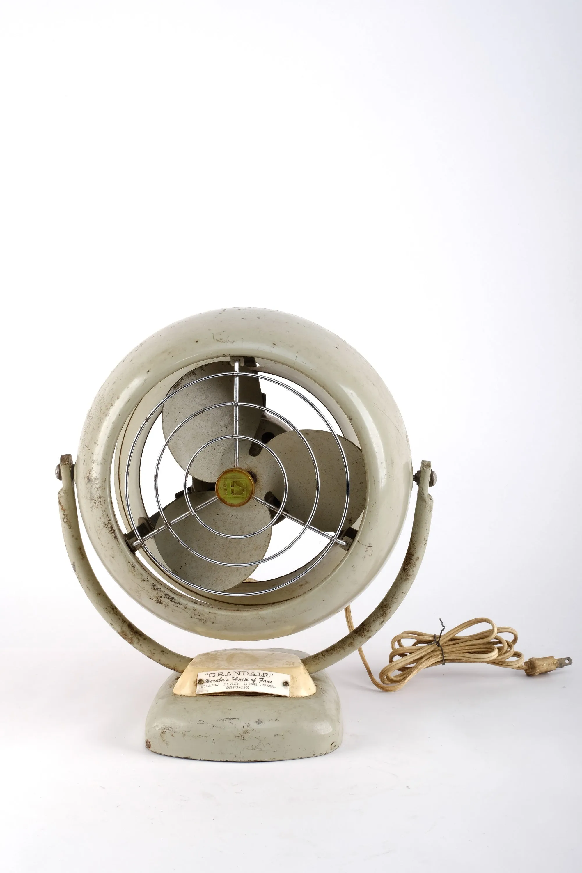 VINTAGE RETRO VORNADO & GRAND AIR ELECTRIC DESK FAN