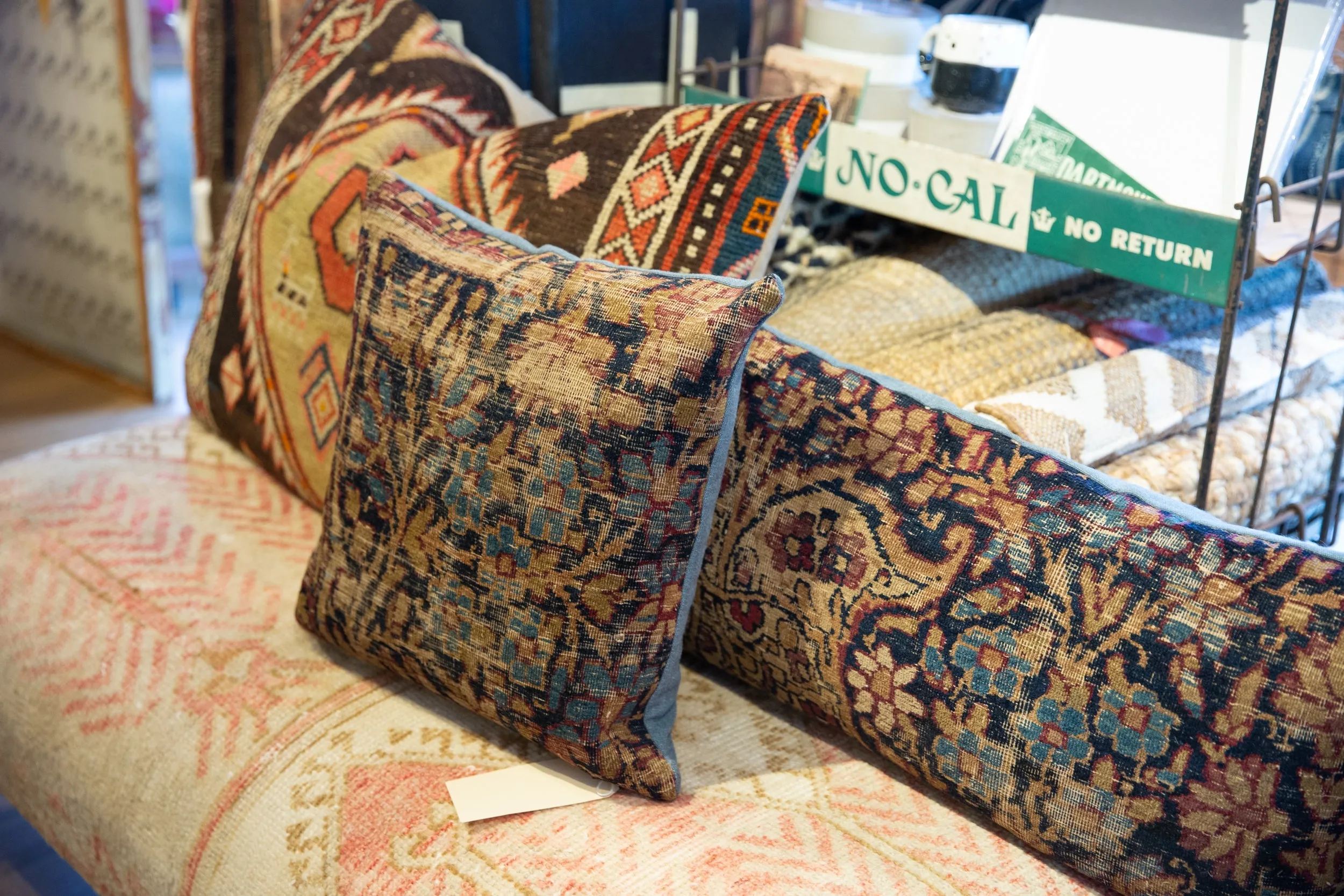 Vintage Rug Fragment Pillow