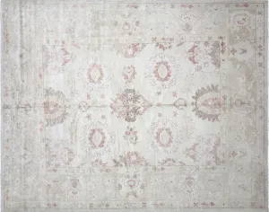 Vintage Turkish Oushak Rug - 8'8" x 11'