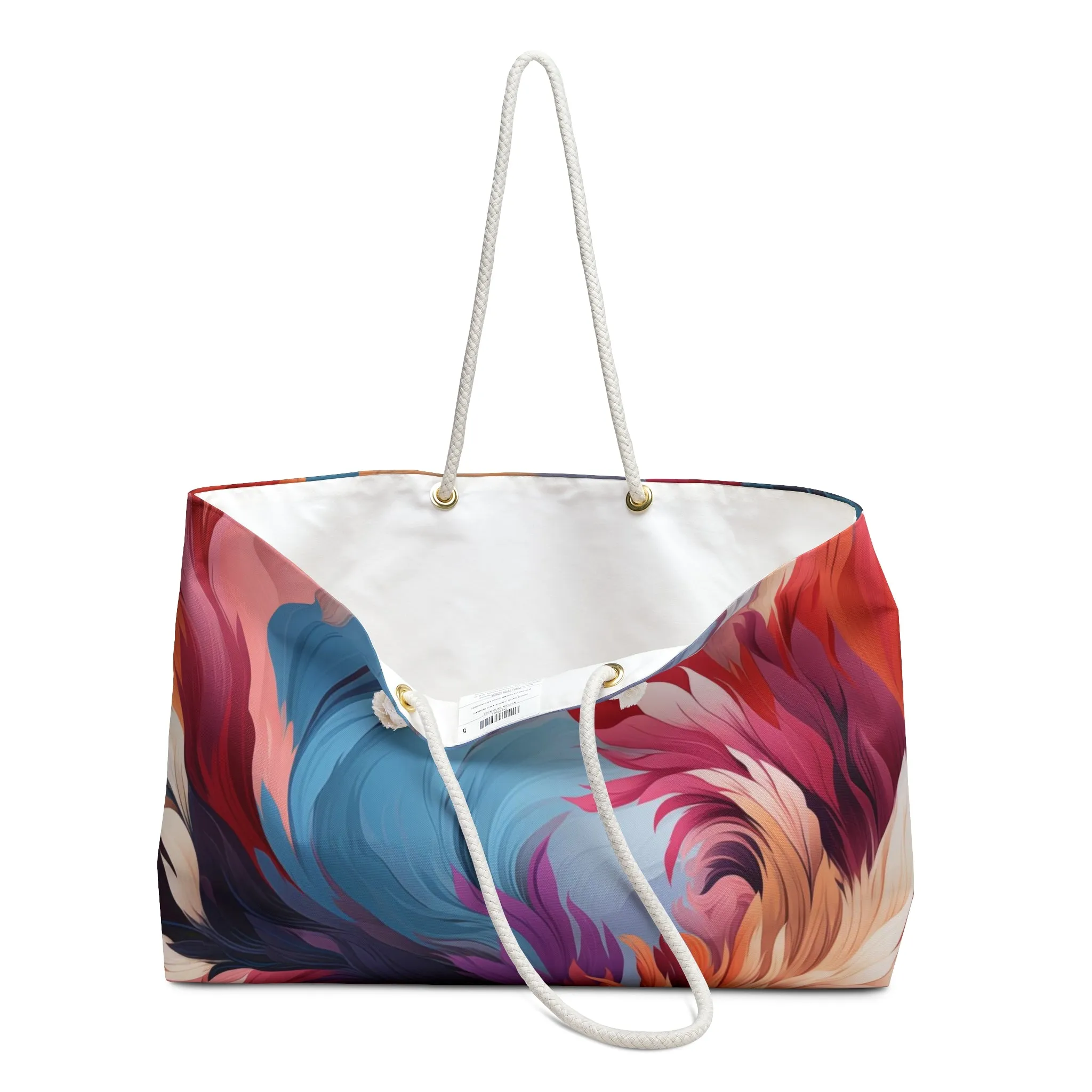Weekender Bag - Bard Makarasana Retro Anime Abstract