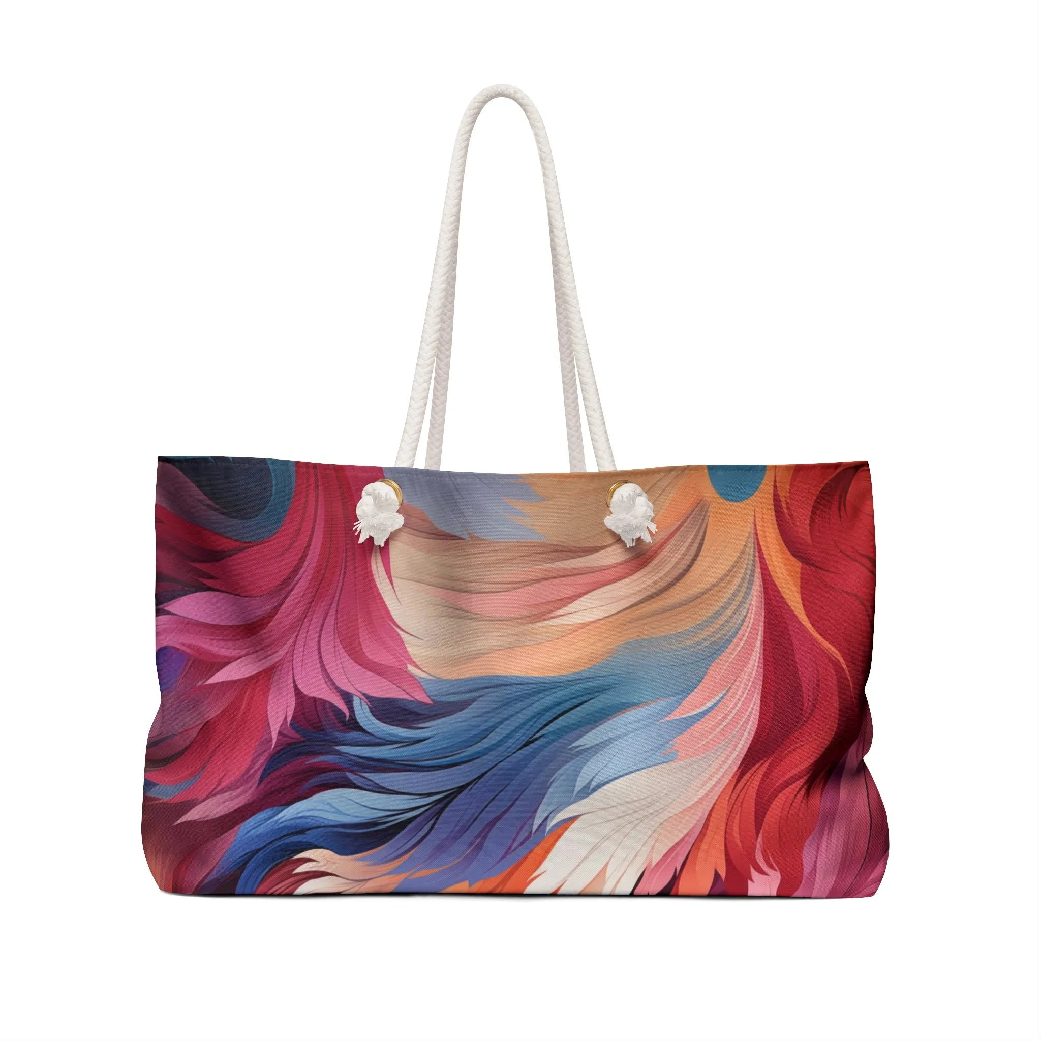 Weekender Bag - Bard Makarasana Retro Anime Abstract