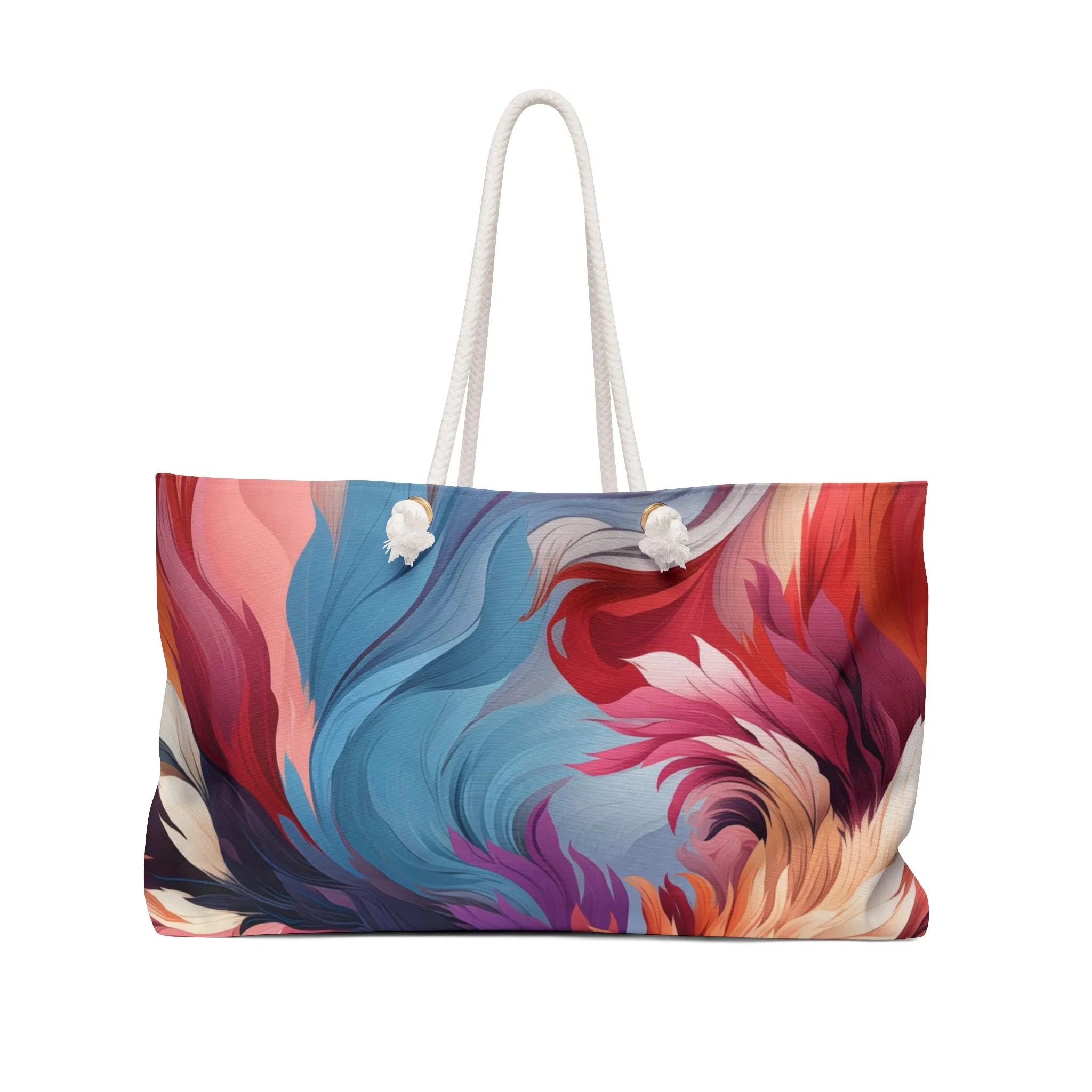 Weekender Bag - Bard Makarasana Retro Anime Abstract