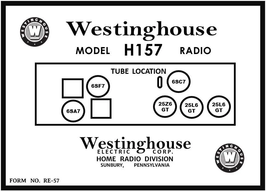 WESTINGHOUSE-H157