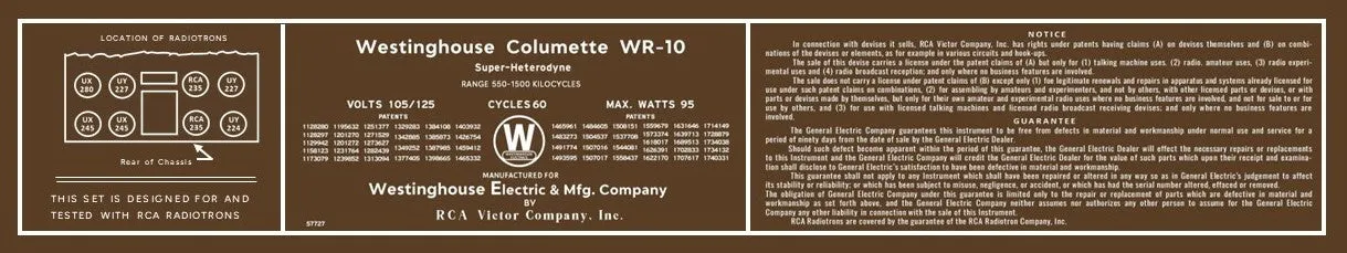 WESTINGHOUSE-WR10