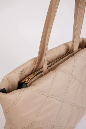 Women Puffer Quilted Shoulder Bag