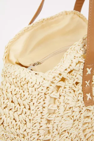 Women Straw Shoulder Bag